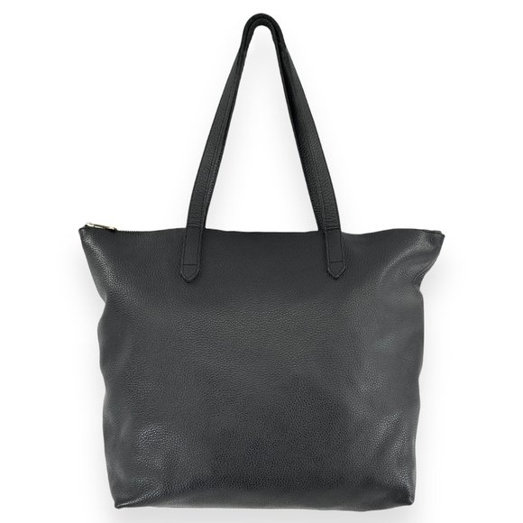 Cuyana Bags Cuyana Black Classic Leather Zipper Tote Bag Poshmark